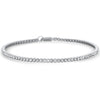 White Gold Diamond Tennis Bracelet 7" Long | Vòng Tay Tennis tròn